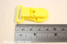 2.5cm KAM plastic resin dummy clips