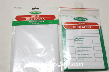 Medium Weight Iron-On AND Sew-In Interfacing Duo Packs. Made in Australia