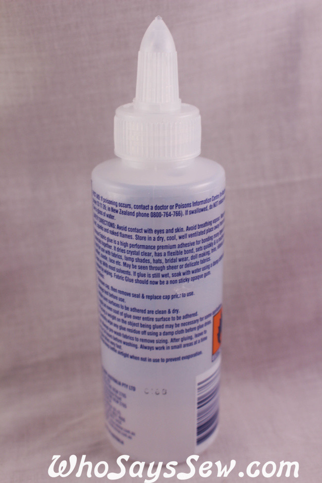 HELMAR FABRIC GLUE 125ML Who Says Sew