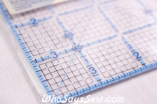 4"x 4" Quilt Square Ruler with Grids