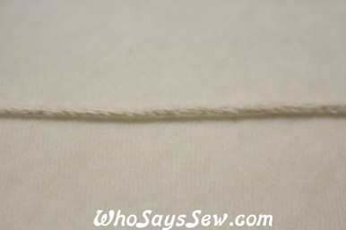 2 Metres Twisted Cotton Piping Cord in 2mm-9mm - Natural