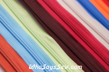 25cm Invisible Zipper in 20 Colours. Quality Brand