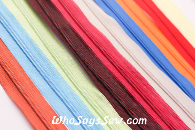40cm Invisible Zipper in 21 Colours. Quality Brand. - Who Says Sew