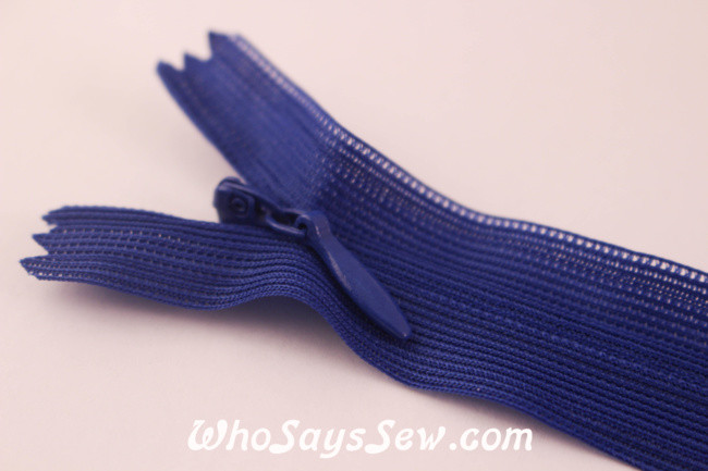40cm Invisible Zipper in 21 Colours. Quality Brand. - Who Says Sew