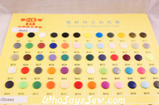 KAM 60 Colours Sample Card
