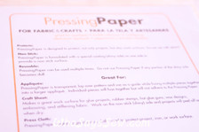 Heat'N'Bond Reuseable Pressing Paper. 5 Large Sheets. 