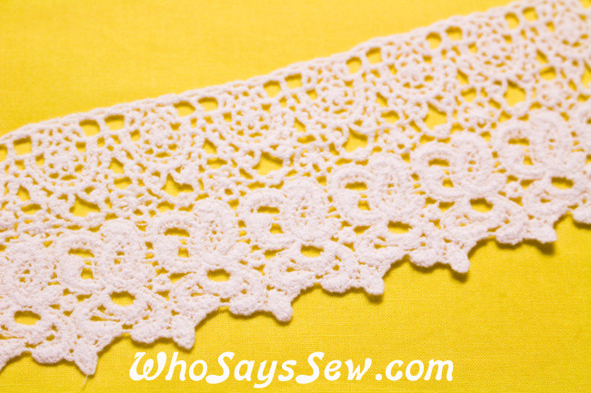 wide cotton lace