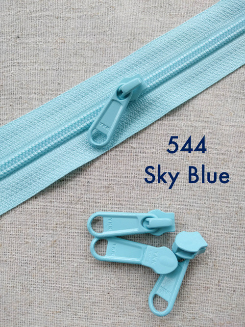 YKK Long Pull Continuous SIZE 5 RC Nylon Coil/Polyester Chain Zipper in