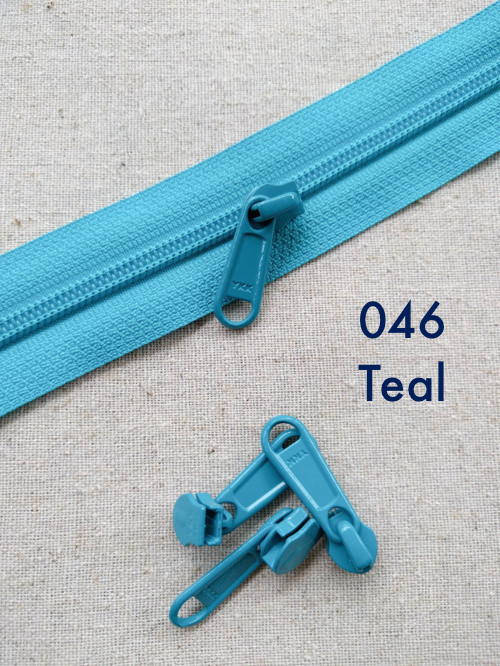 Continuous Chain Zipper YKK® #5 Nylon Coil by The Yard with Slider