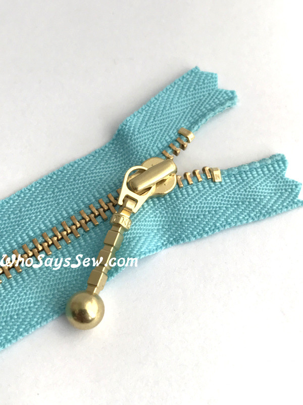 *CHOOSE 20 ZIPPERS IN 5 COLOURS* 30cm (12")YKK ClosedEnded Golden