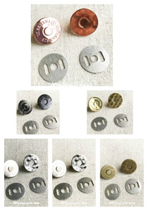 *BULK 50 Sets* 14mm OR 18mm Slim Line Magnetic Snap Buttons in Rose Gold/Shiny Nickel/Antique Brass/Light Gold/Gold/Gunmetal