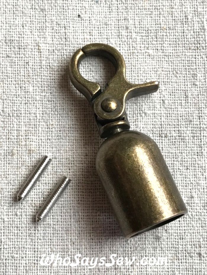 *BULK 50 pcs* 1.4cm(1/2“) Cord/Tassel Caps w Top Hook. Silver, Rose