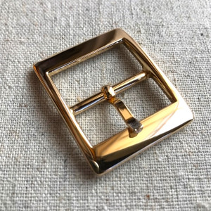 4x REAL GOLD 2cm/ 3/4" Pin Buckles. High Quality.