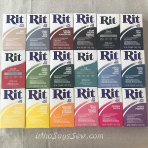 Rit Powder Dye- 18 Colours Available
