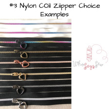 #3 Nylon Coil Zipper Choice Examples