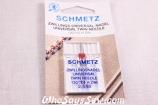 Schmetz twin needles 2.5/80