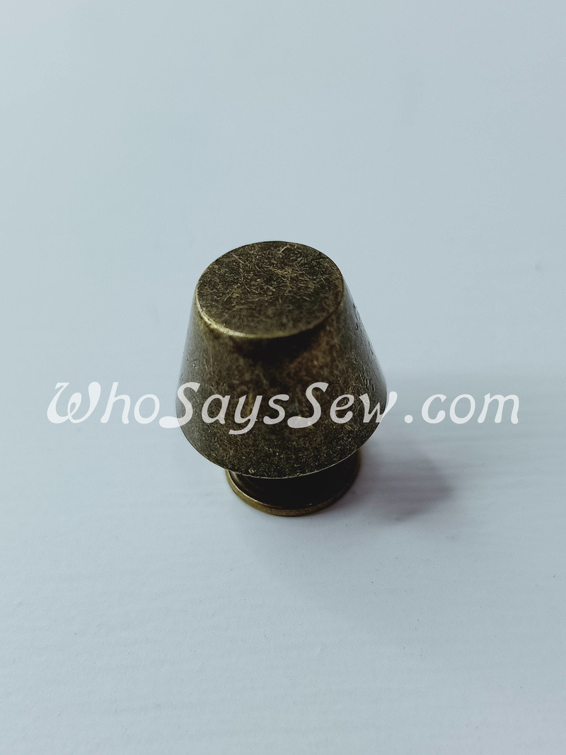 Bulk 100 Pcs Antique Brass Medium 13mm 1 3cm 1 2 Alloy Bucket Bag Feet Brass Material Screw Back High Quality Nickel Free Who Says Sew
