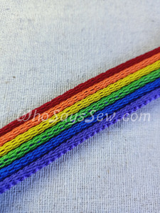 Rainbow Spun Polyester 20mm(3/4") 208 Webbing