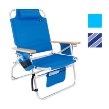 Big Jumbo 500 lbs XL Aluminum Heavy Duty Beach Chair for Big & Tall - 4 position