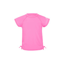 Girls Short Sleeve UPF 50+ Rash Guard Shirt