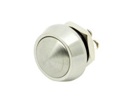 Alpinetech 12mm 1/2" Stainless Steel Momentary Pushbutton Switch