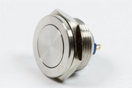 MS19PHF 19mm Momentary Stainless Steel Push Button Switch Flat Top PIN Terminal Short Depth