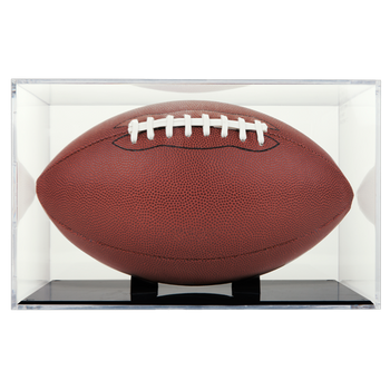 Ballqube Football Holder With Grandstand The Baseball Card King