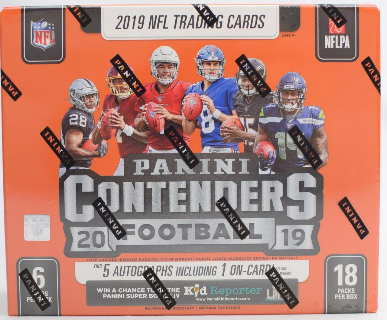 2019 Panini Contenders Football Hobby Box The Baseball Card King