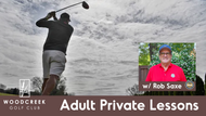 Adult Private Lessons w/ Rob Saxe PGA (60 min)