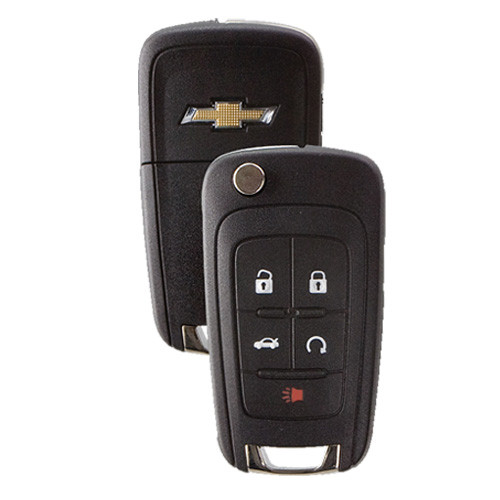 New 5-button Flip Key remote for Chevrolet Vehicles Replacement ...