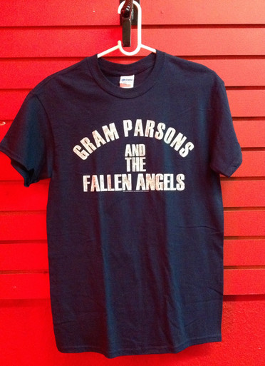 Gram Parsons and the Fallen Angels T-Shirt in Dark Blue