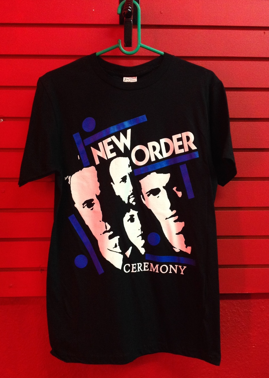 New Order Ceremony T-shirt In Black