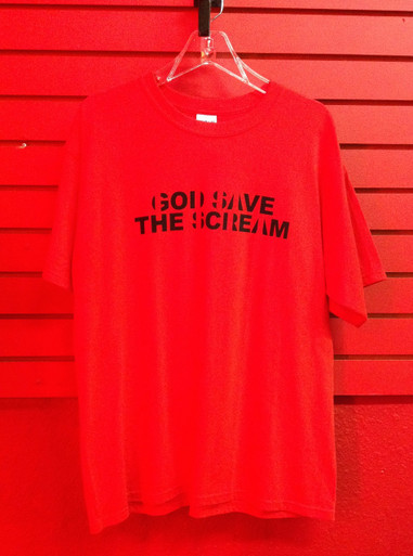 Primal Scream God Save the Scream T-Shirt in Red