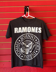 Ramones Logo Recent Vintage T-Shirt - Size Small