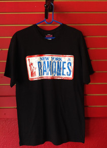 Ramones New York License Plate T-Shirt