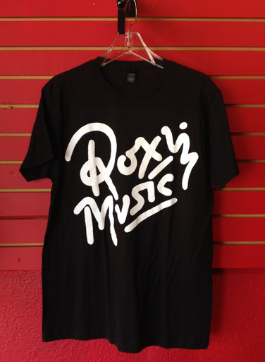 Roxy Music Logo T-Shirt in Black