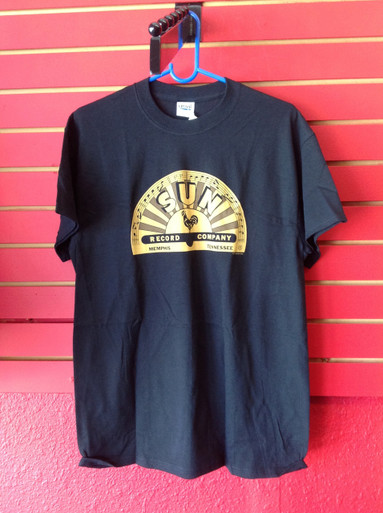 Sun Records Logo T-Shirt in Black