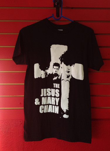 The Jesus and Mary Chain Cross T-Shirt in Black