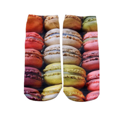 Living Royal French Macaron Cookie Ankle Socks