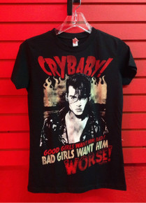 Cry-Baby Johnny Depp Girls Cut T-Shirt