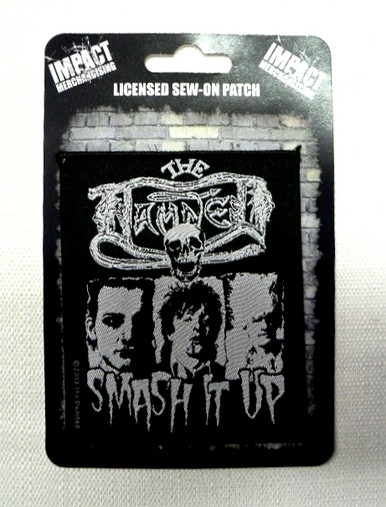 The Damned Smash It Up Punk Rock Sew On Patch 