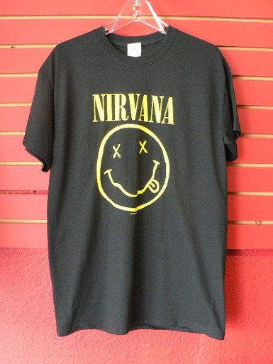 Nirvana Smile Corporate Rock Whores T-Shirt Front