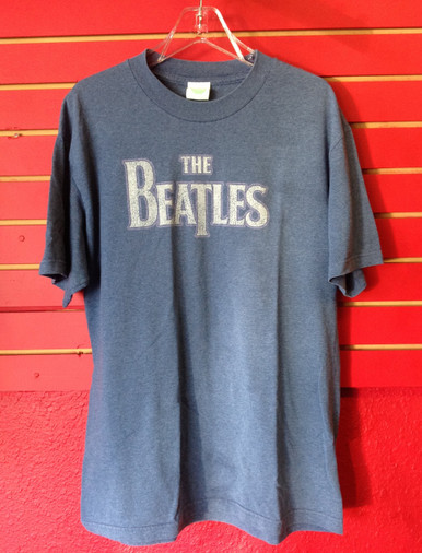 Beatles - Logo - Recent Vintage T-Shirt - Size Large 