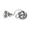 Alchemy of England Parler Earcuff with Stud Earring