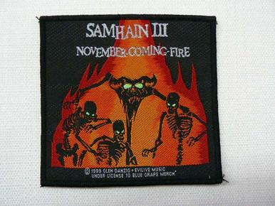 Vintage 90s Deadstock Never Worn Samhain III November Coming Fire Sew On Patch