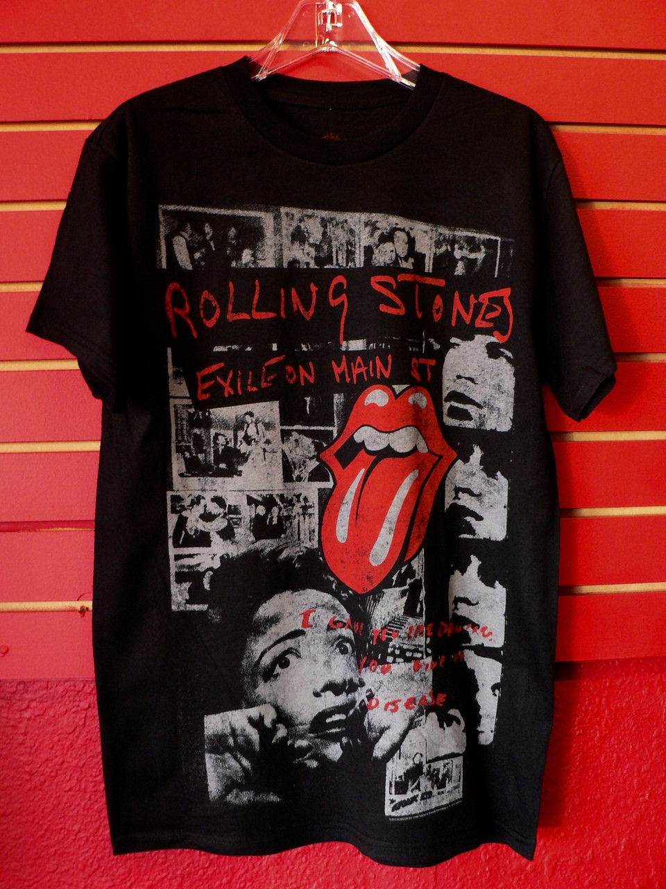 Rolling Stones Exile on Main St Collage T-Shirt - Beat Bop Boom