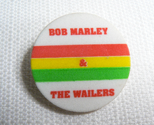 Vintage 1980s Bob Marley and the Wailers Reggae Pin / Button / Badge 