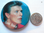 BIG Vintage Early 80s David Bowie Pin / Button / Badge