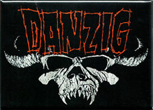 Danzig Skull Logo Fridge Magnet