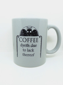 Gothic Winged Skull and Crossbones Colonial Gravestone - Coffee / Tea / Beverage Mug